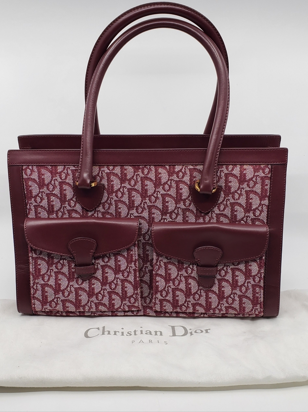 Dior Diorissimo Trotter Double Pocket Tote Bag